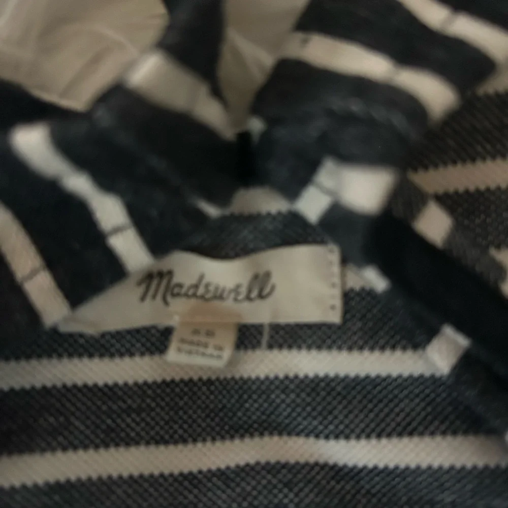 Madewell tank Striped blue and White Sleeveless Dress - Picture 3 of 6